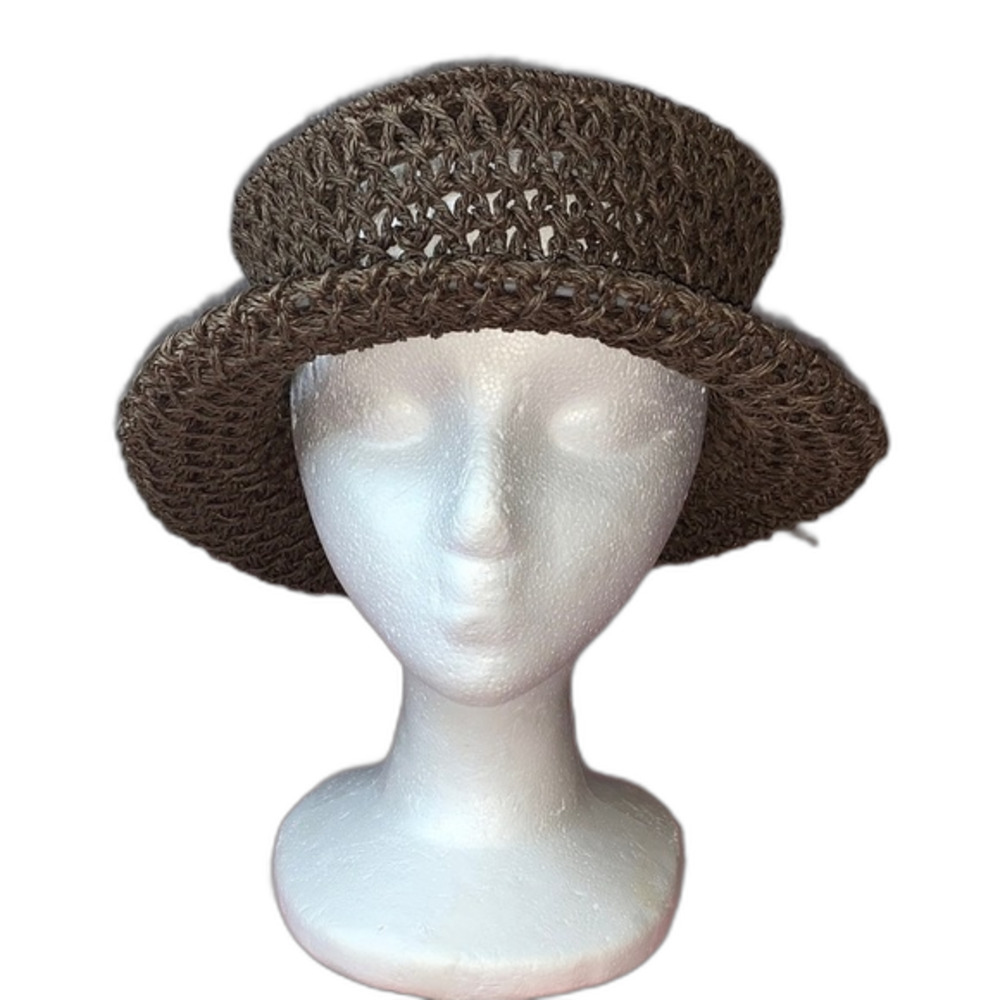 Great Hats by Karen Smith Brown Crushable Crochet Hat